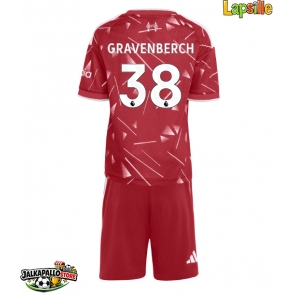 Liverpool Ryan Gravenberch #38 Kotipaita Lapsille 2026-27 Lyhythihainen (+ shortsit)